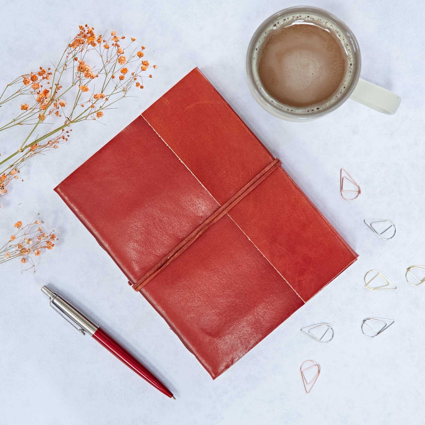 Paper High Journal - Plain Leather