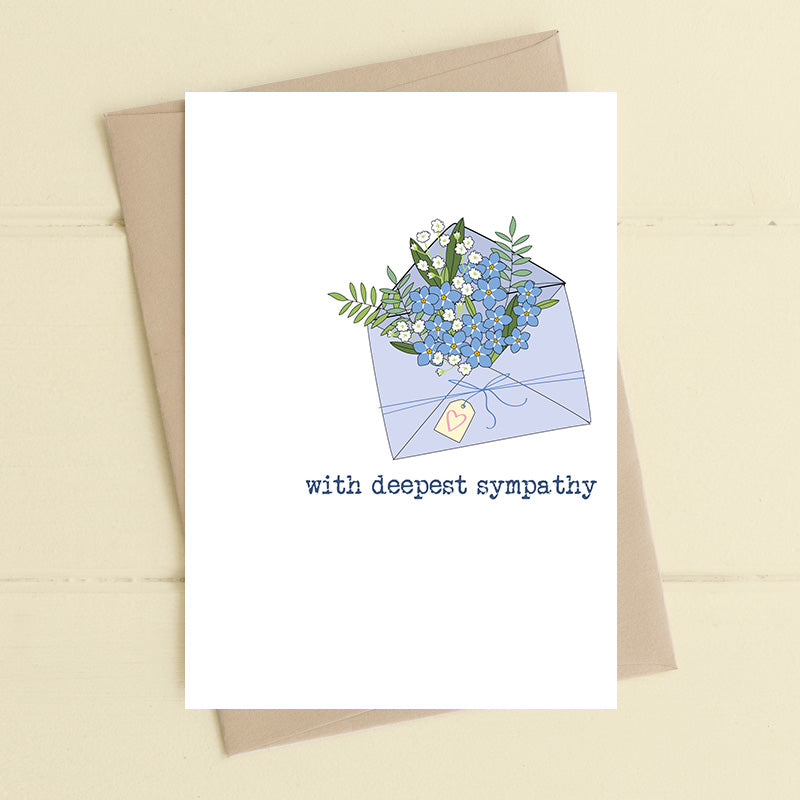Dandelion Card - With Deepest Sympathy