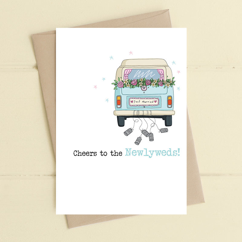 Dandelion Card - Cheers to the Newlyweds