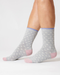 Thought Ladies Socks - Heart Spot Cotton Socks