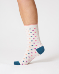 Thought Ladies Socks - Heart Spot Cotton Socks