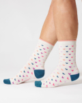 Thought Ladies Socks - Heart Spot Cotton Socks