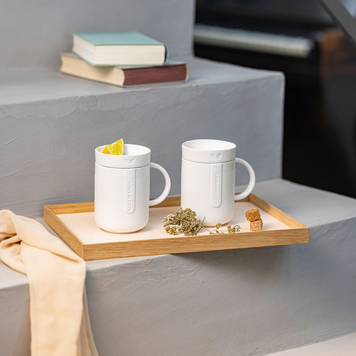 Rader Porcelain Mug (With Lid)