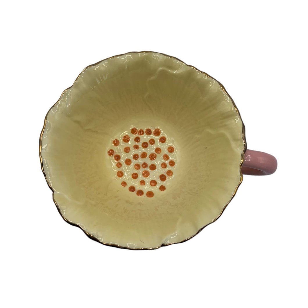 Disaster Designs Ceramics - Posy Yellow Tea Cup
