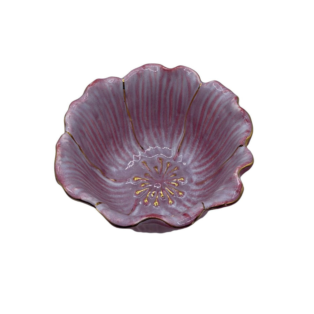 Disaster Designs Ceramics - Posy Pink Bowl