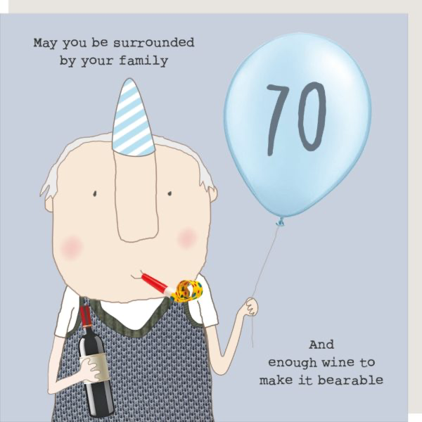 Rosie Made a Thing Card - 70 Bearable