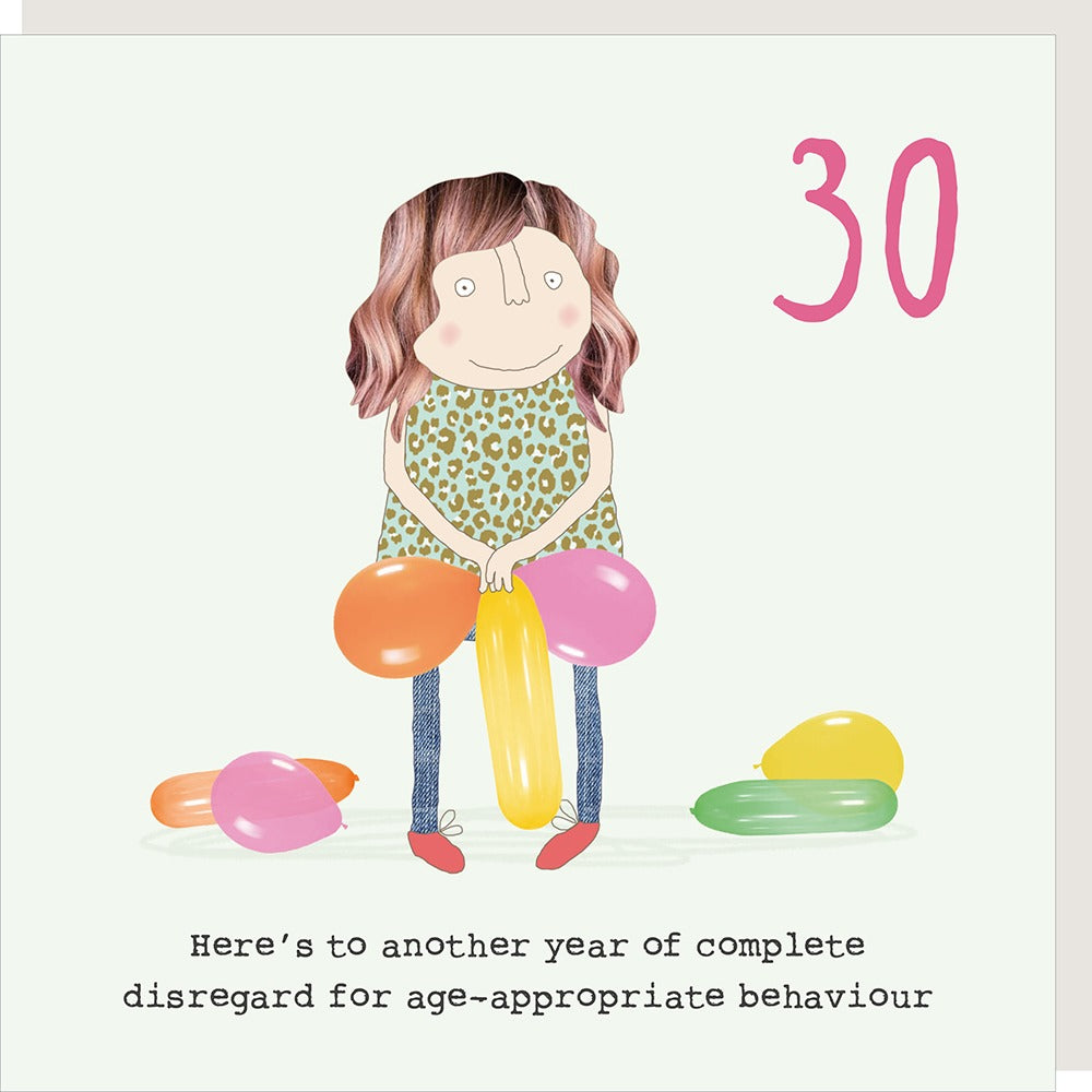 Rosie Made a Thing Card - 30 Girl Disregard
