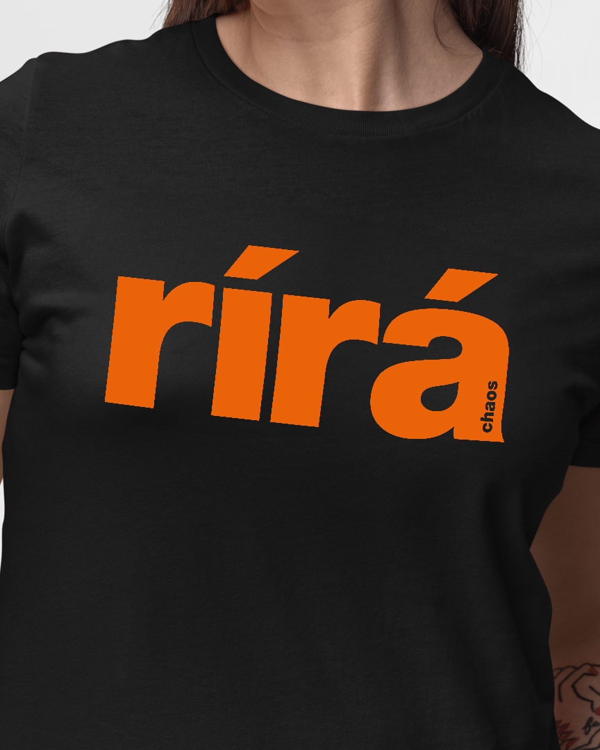 Fukil T Shirt - Rírá (Black & Orange)