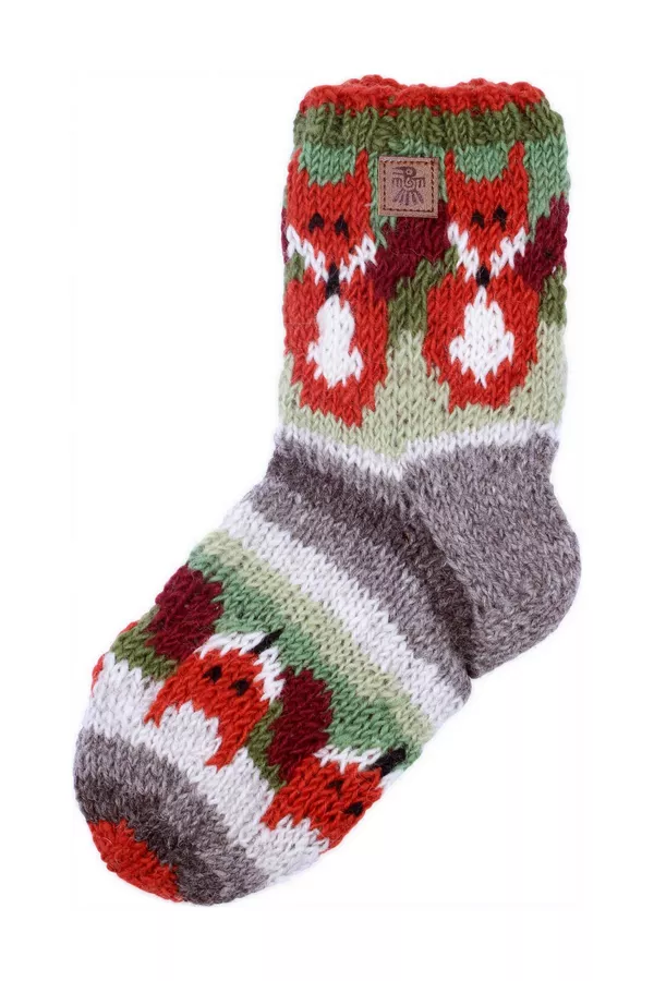 Pachamama Sofa Socks - Skulk of Foxes