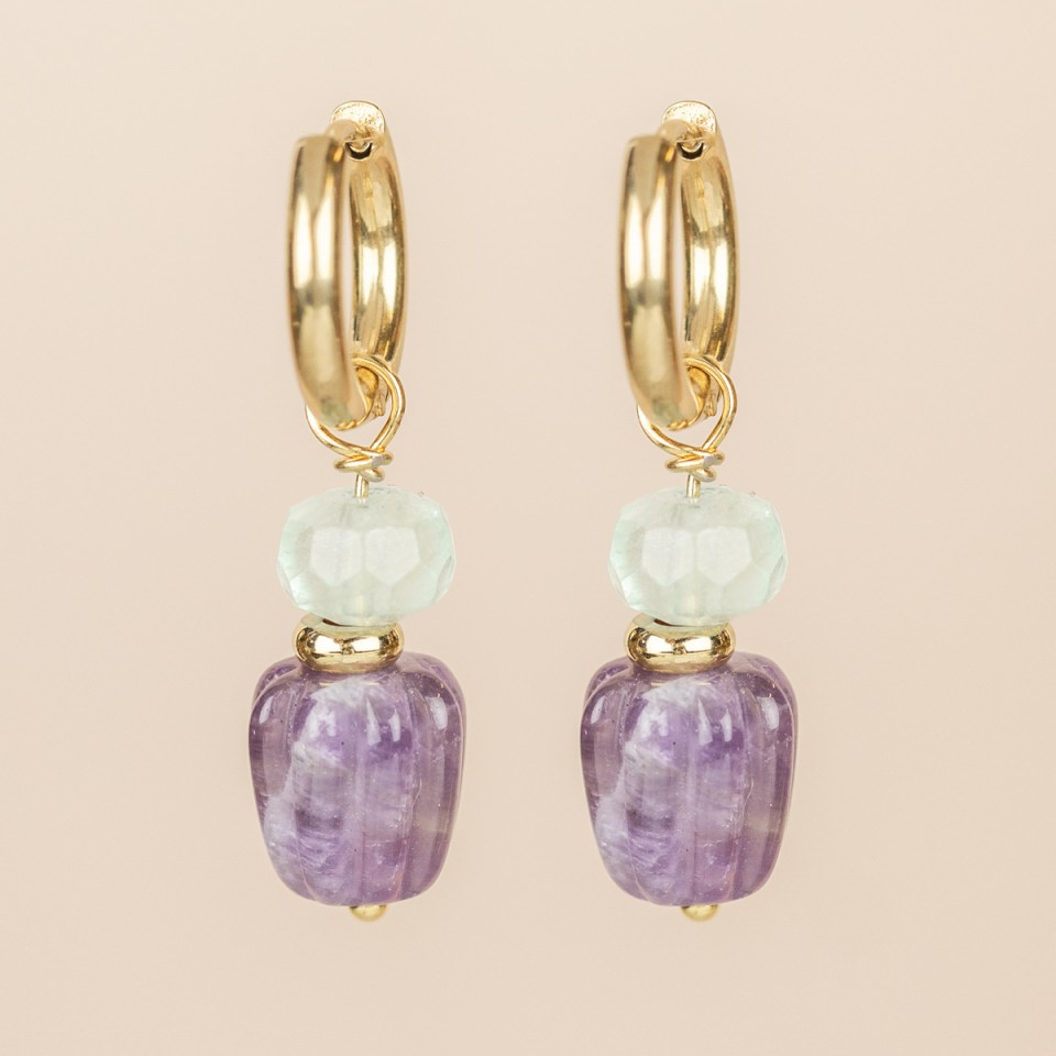 My Heritage Earrings - Hanging Gems