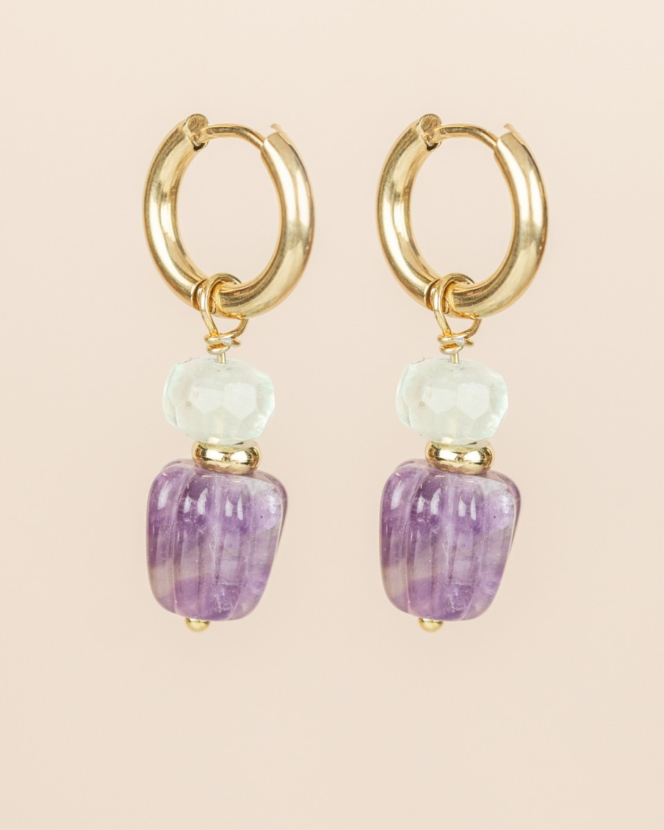 My Heritage Earrings - Hanging Gems