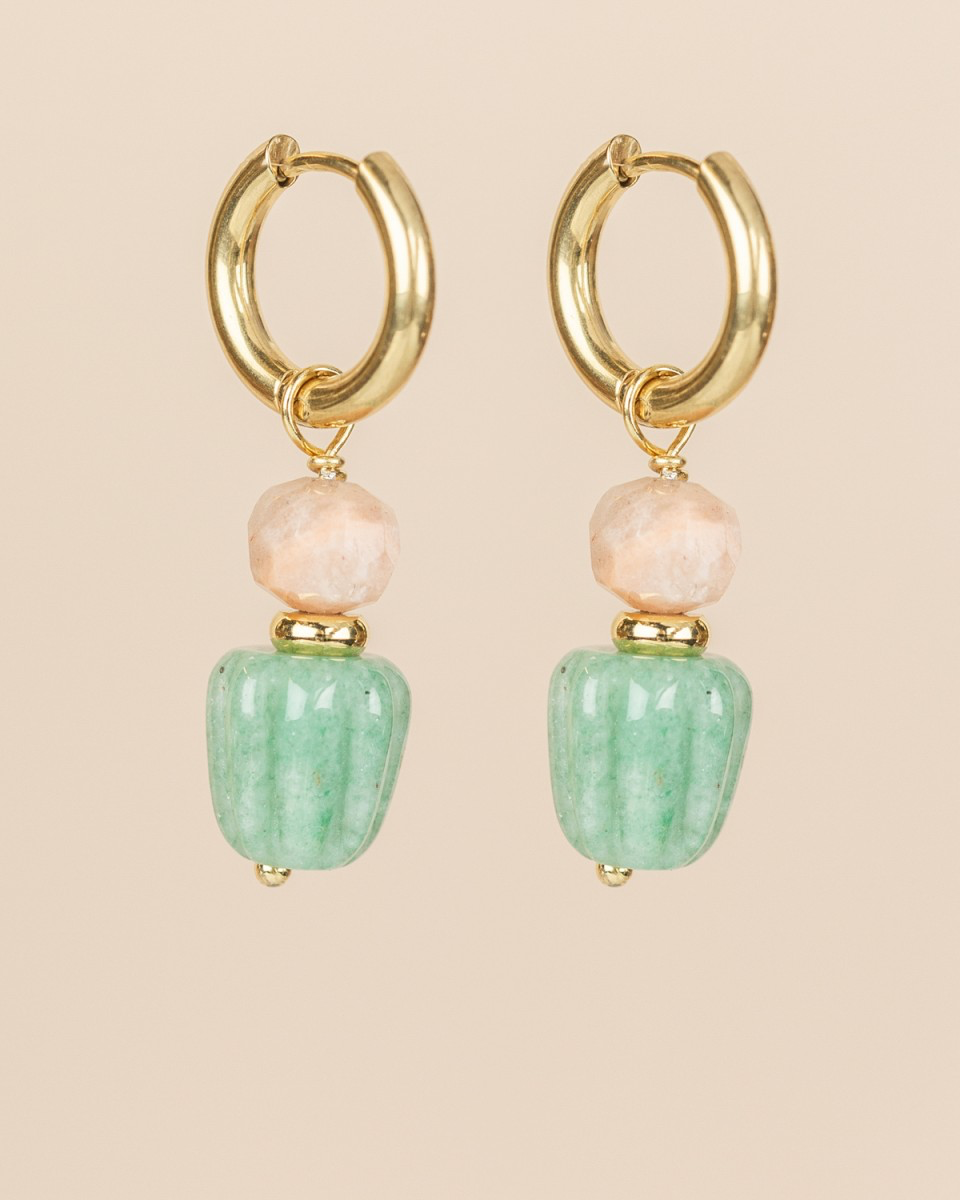 My Heritage Earrings - Hanging Gems