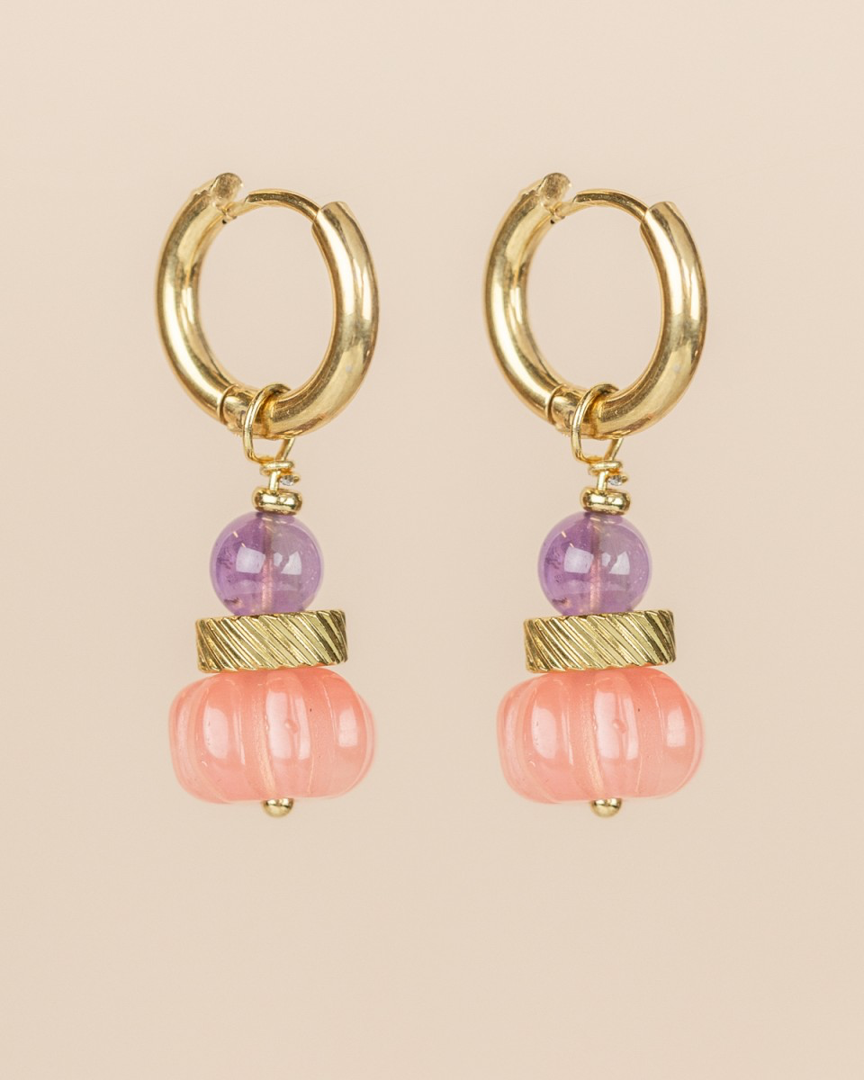 My Heritage Earrings - Hanging Gems