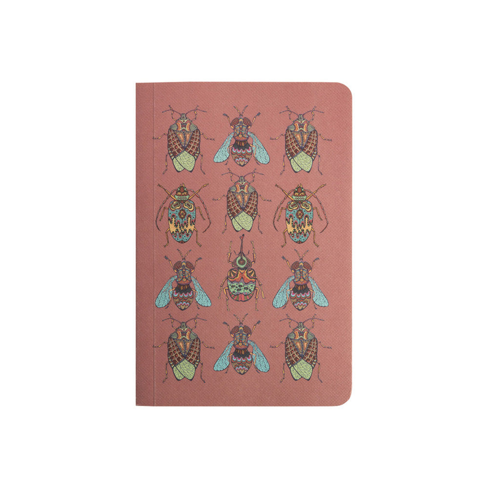 Tranquillo Stationery - A6 Notebook Vibrant Beetles