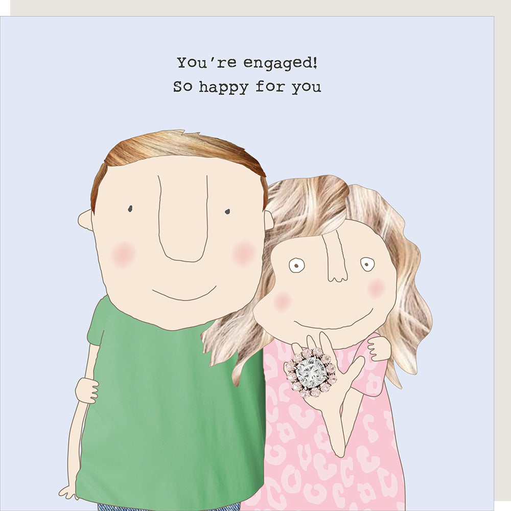 Rosie Made a Thing Card - You’re Engaged!