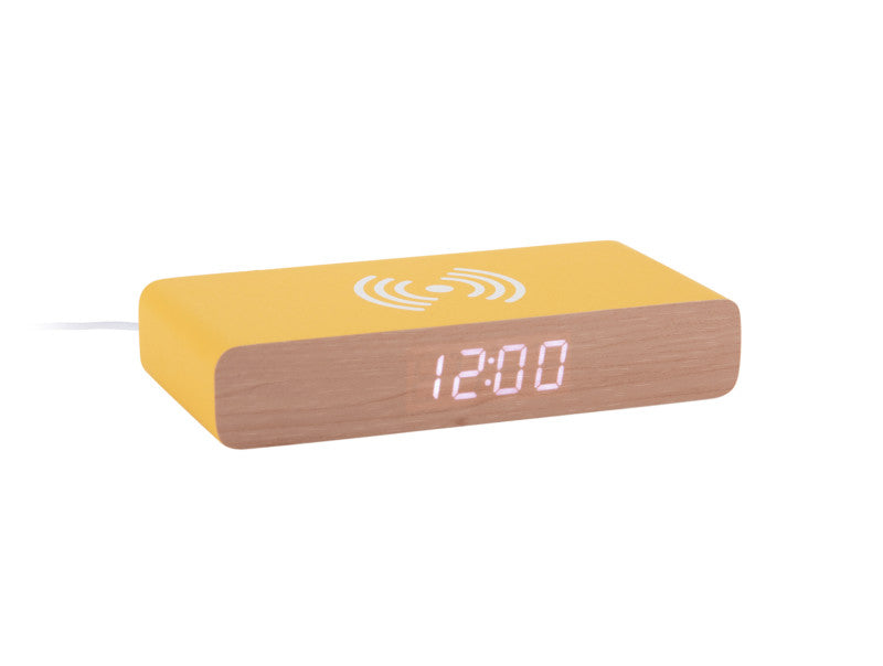 Karlsson Alarm Clock - Retro Flat with Phone Charger