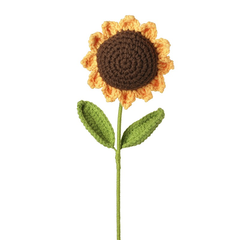 Heaven Sends - Knitted Sunflower Stem