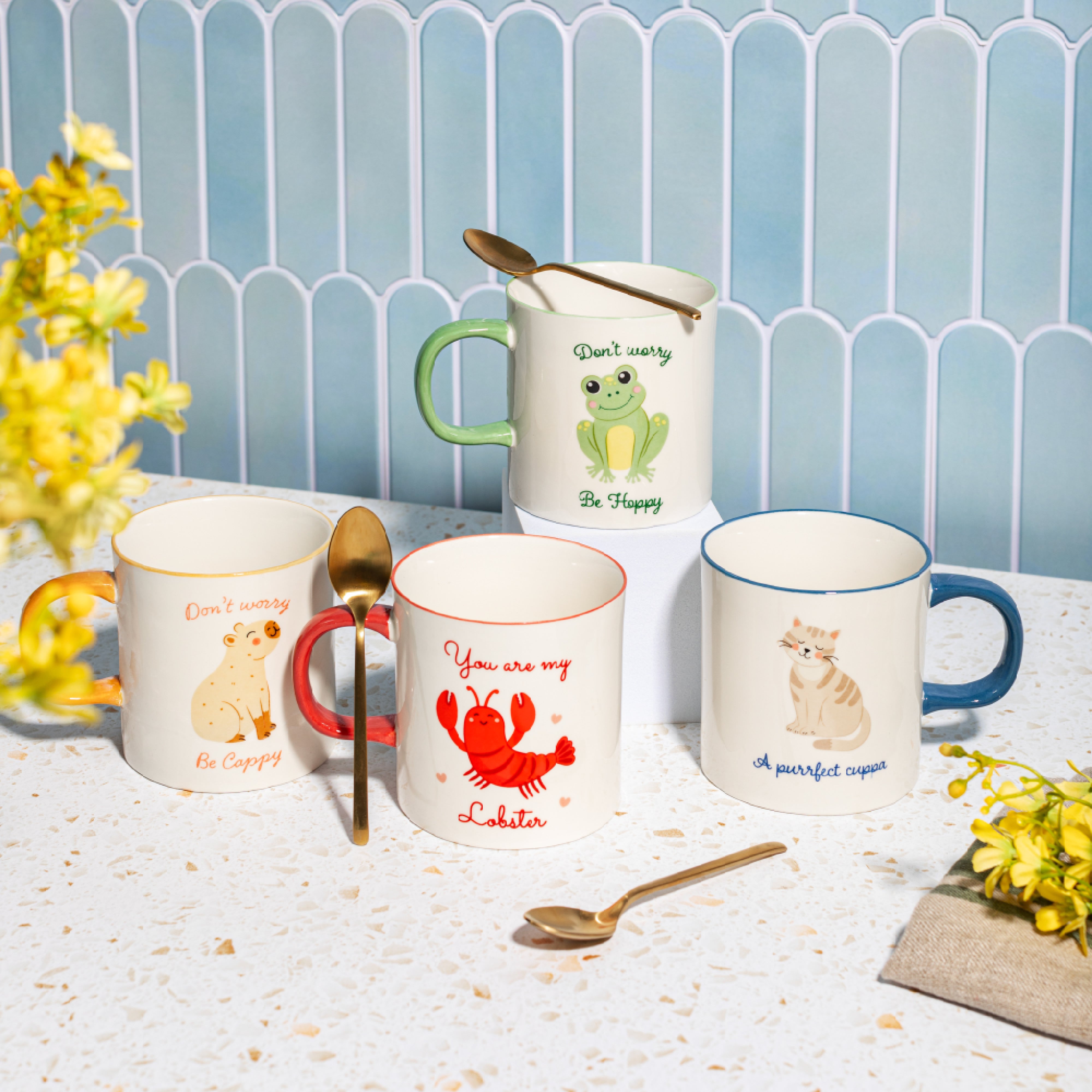 Sass & Belle Mug - Don’t Worry Be Hoppy Mug