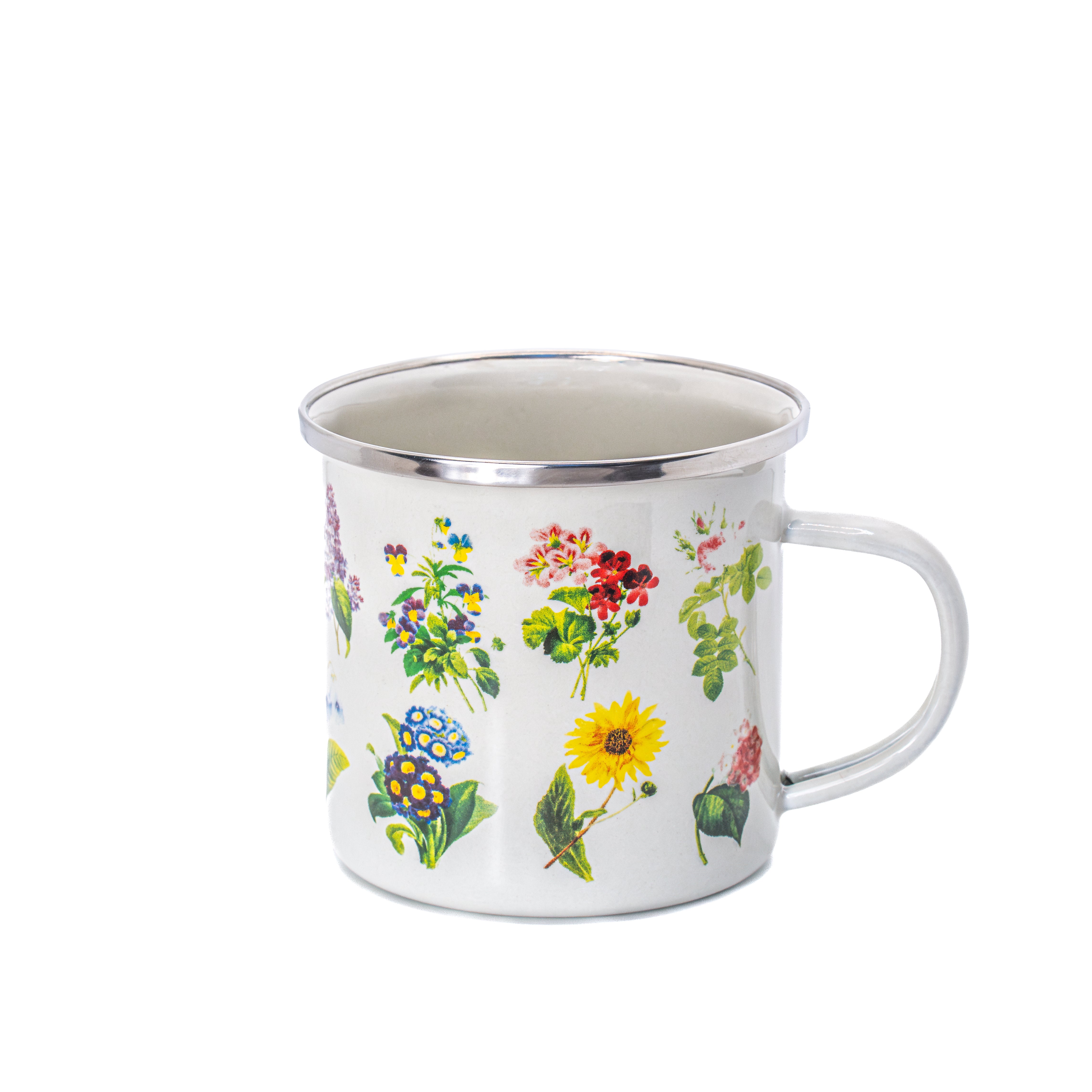 Sass & Belle Mug - Vintage Flowers Enamel Mug