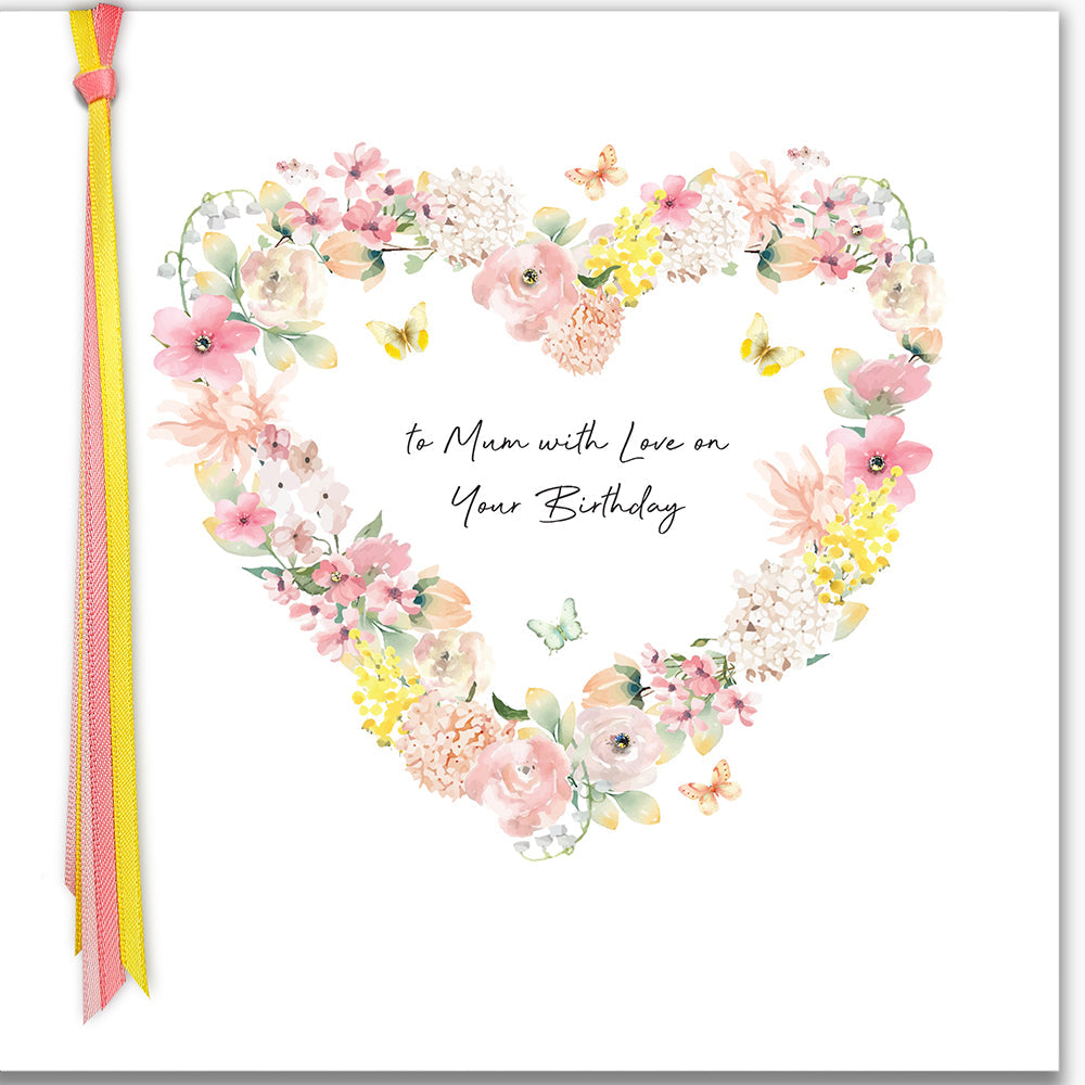 Luxury Card - To Mum With Love On Your Birthday
