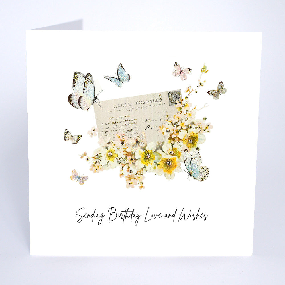 Luxury Card - Sending Birthday Love and Wishes