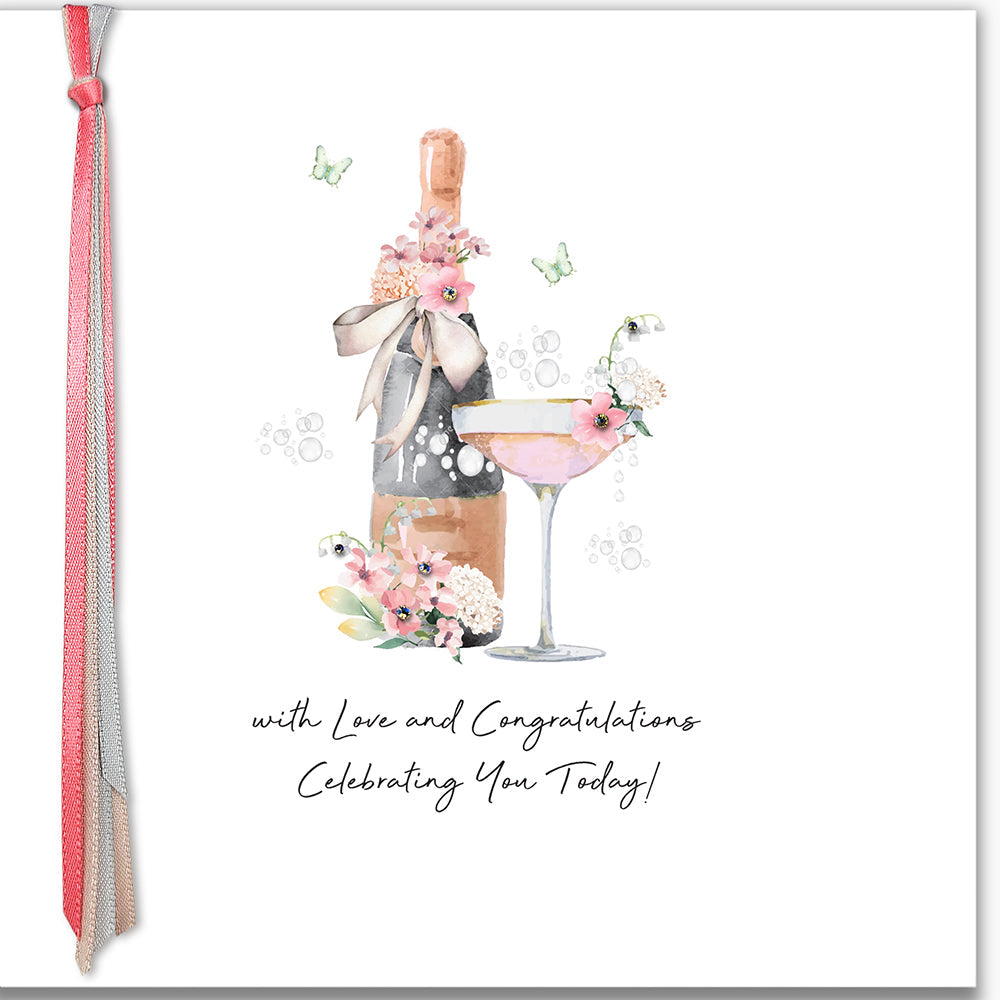 Luxury Card - With Love And Congratulations, Celebrating You Today!