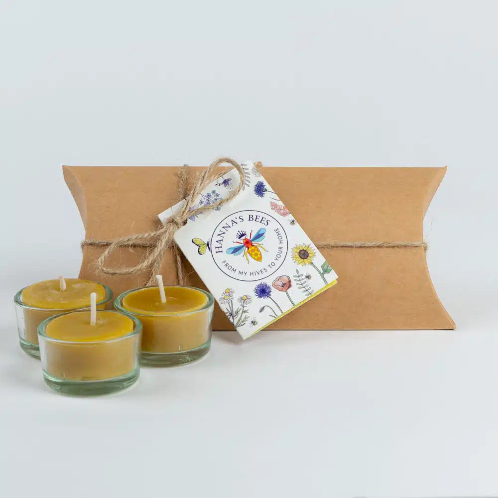 Hanna’s Bees - Beeswax Tealight Candles