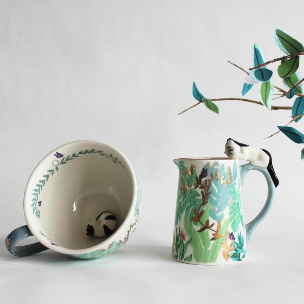 Disaster Designs Ceramics - Boulevard Cat Jug