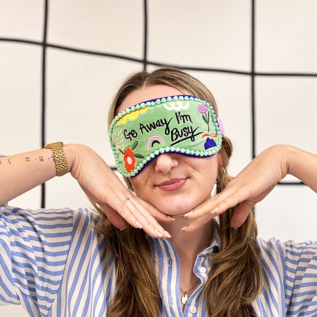 Disaster Designs Eyemask - Small Talk ‘Go Away, I’m Busy’