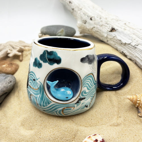 Disaster Designs Ceramics 3D Cup - By The Sea