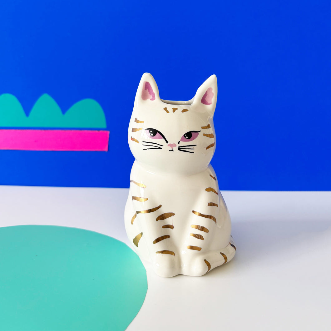 Disaster Designs Ceramics - Catnip Cat Vase