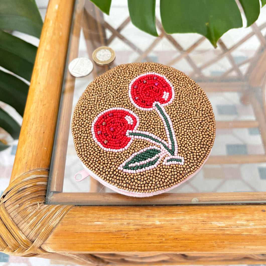 Disaster Designs Purse - Beaded Inked Cherrylo