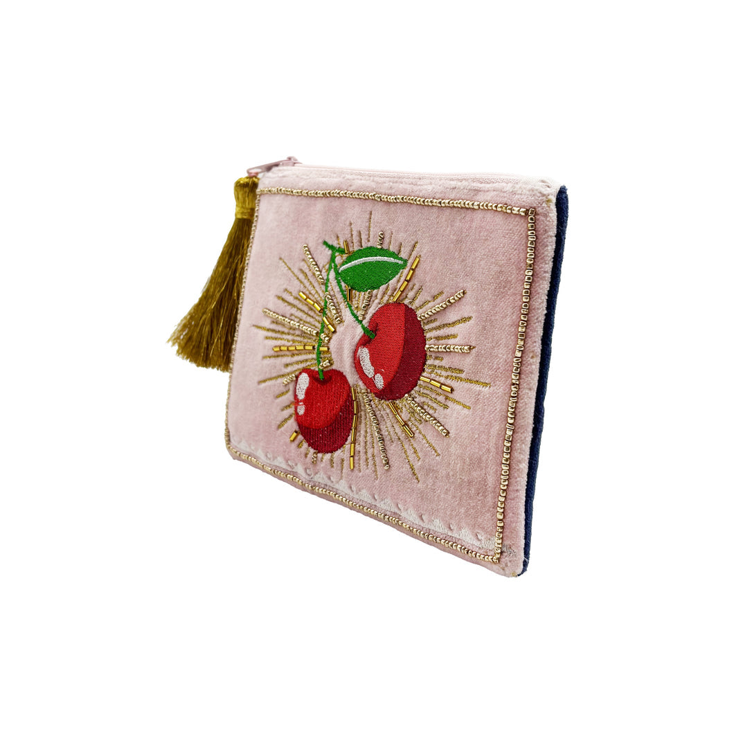 Disaster Designs Purse - Velvet Inked Cherry