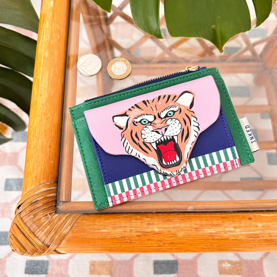 Disaster Designs Purse - Inked Tiger