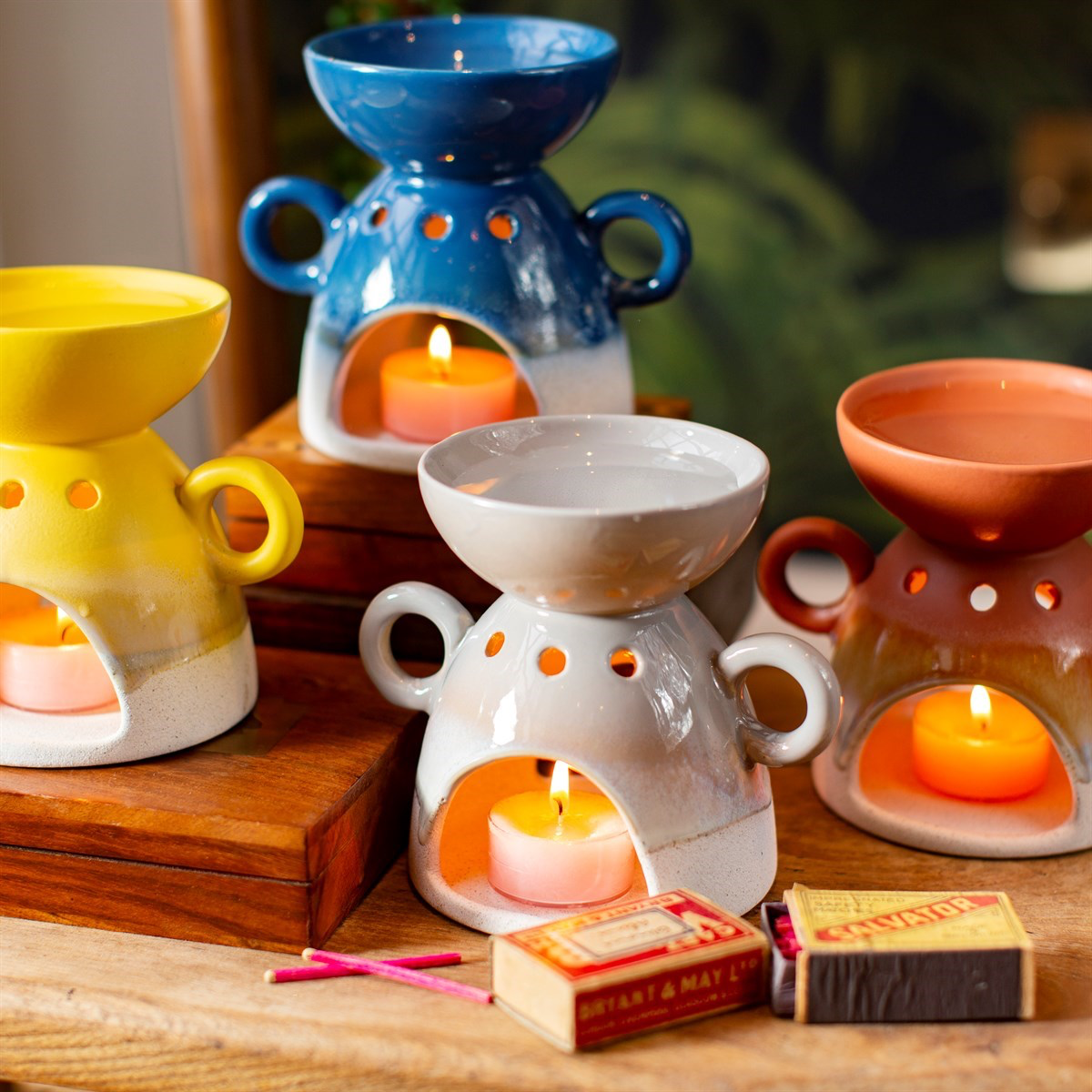 Sass & Belle Oil Burner - Mojave Glaze Grey