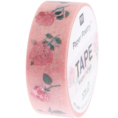 Paper Poetry Washi Tape - Pink Roses