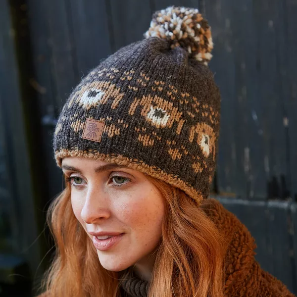Pachamama Knitted Bobble Beanie - Pooch Dog