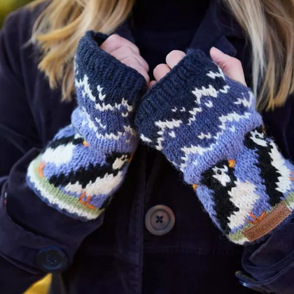 Pachamama Knitted Handwarmers - Circus of Puffins
