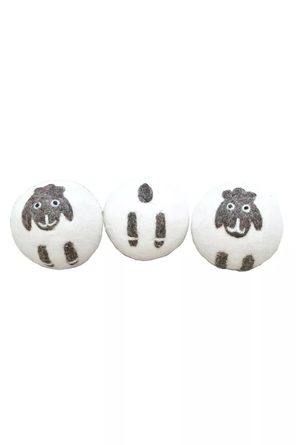 Pachamama Dryer Balls - Set of 3 Sheep