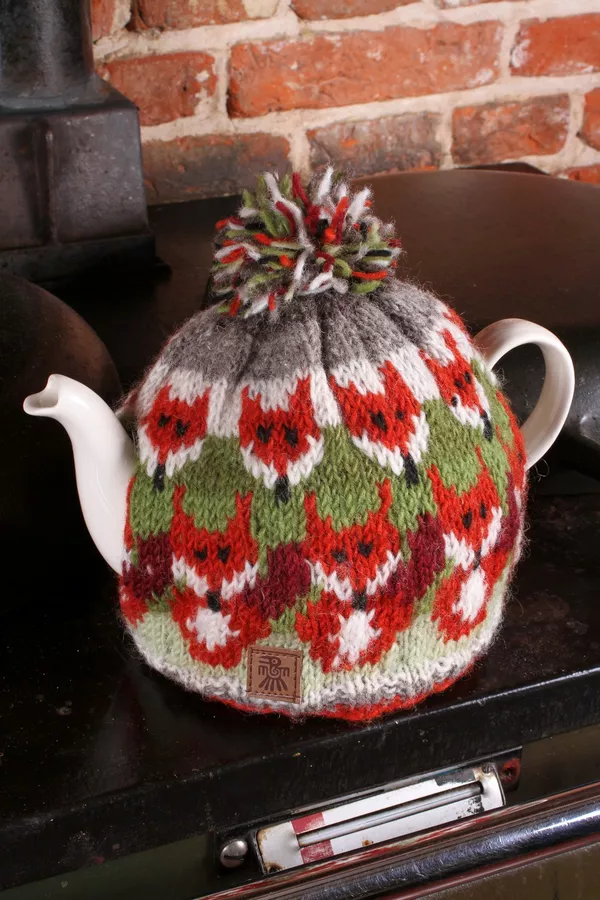 Pachamama Knitted Tea Cosy - Skulk of Foxes