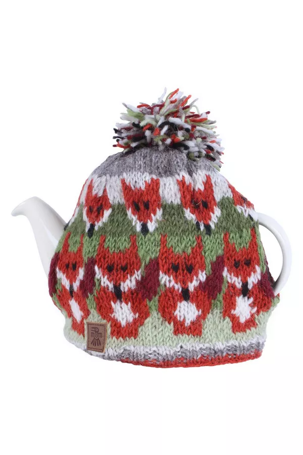 Pachamama Knitted Tea Cosy - Skulk of Foxes