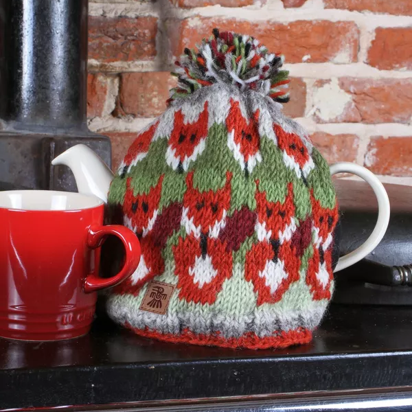 Pachamama Knitted Tea Cosy - Skulk of Foxes
