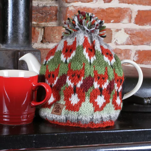 Pachamama Knitted Tea Cosy - Skulk of Foxes