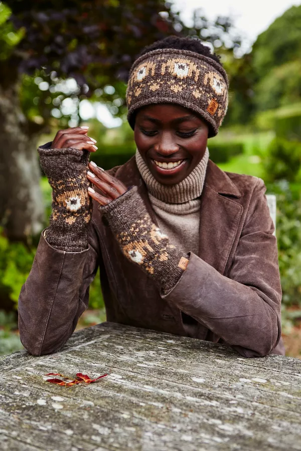 Pachamama Knitted Handwarmers - Pooch Dog