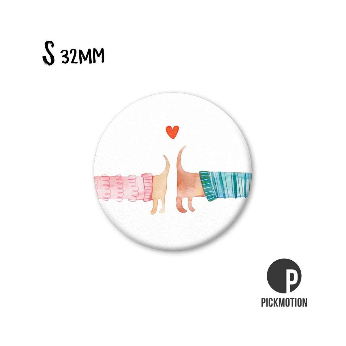 Pickmotion Magnet Small - Dog Butts