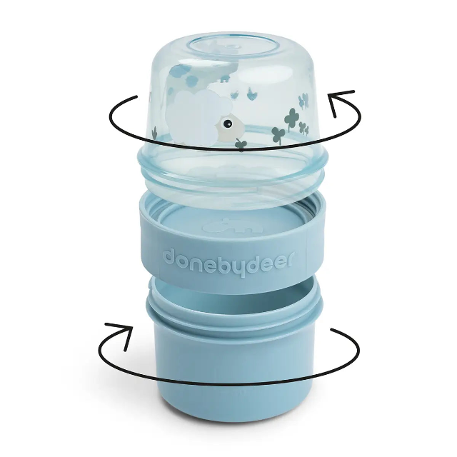 Done by Deer Eating - To Go 2-Way Snack Container - Tiny Farm