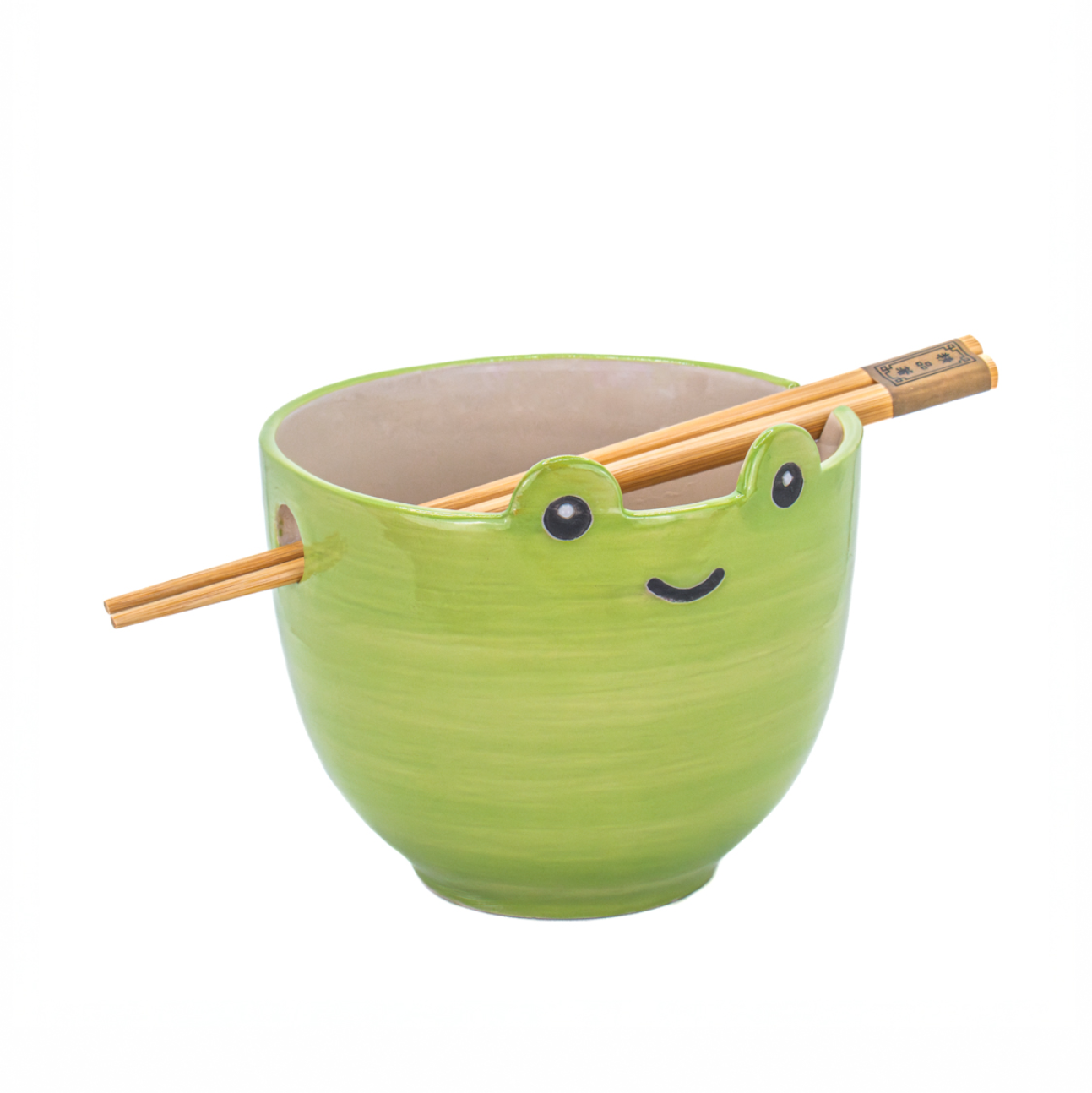 Sass & Belle Kitchen - Frog Noodle Bowl and Chopsticks