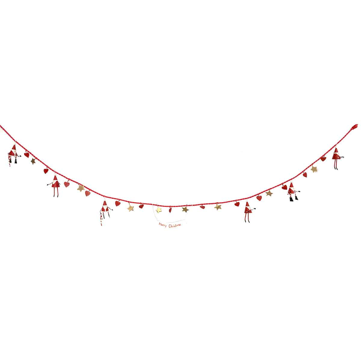 G-Bork Handmade Garlands with Santas