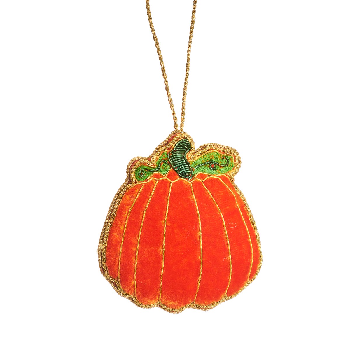 Sass & Belle Christmas Bauble - Pumpkin Zari Decoration