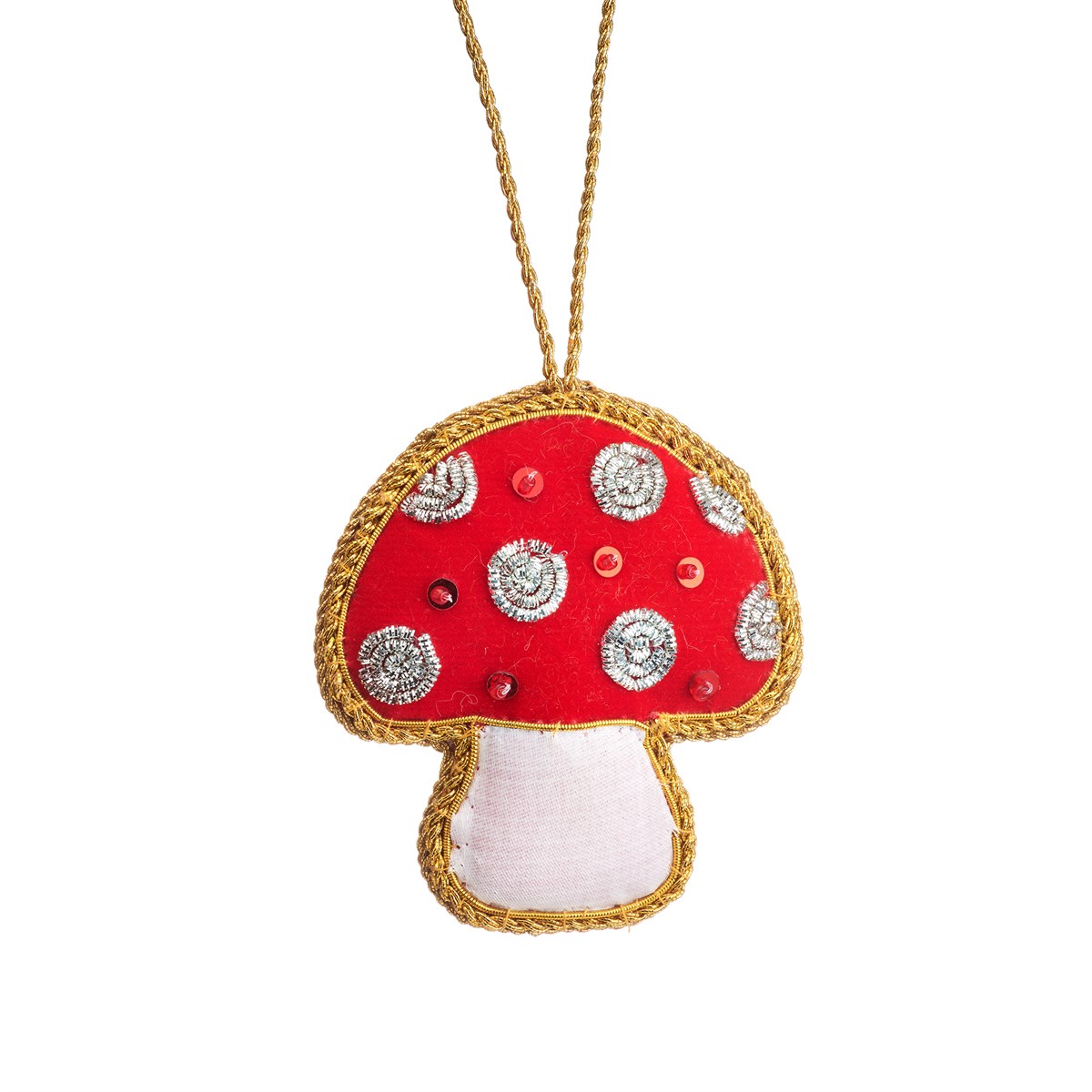 Sass & Belle Christmas Bauble - Zari Mushroom